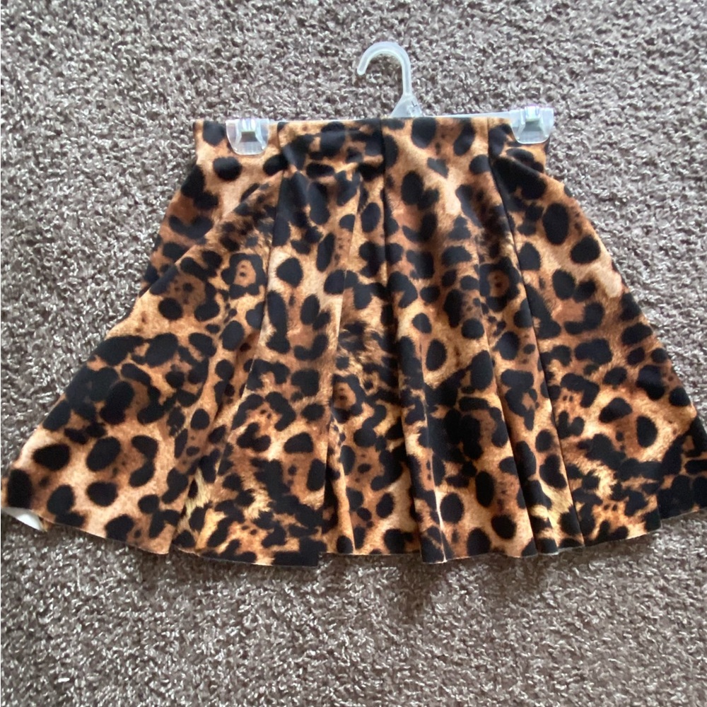 Vintage Animal Print Skirt